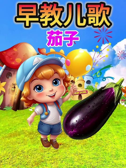 茄子 1-3岁早教启蒙 宝宝0到3岁早教儿歌 幼儿儿歌 益智动画