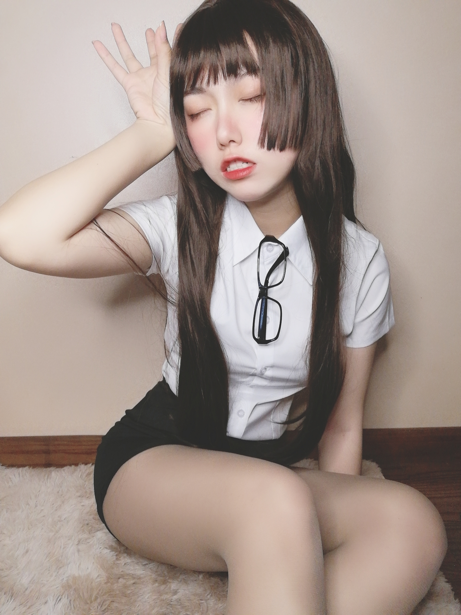 图片[8]-芋圆侑子SJ_ NO.013 – 醉酒小秘书[53P+4V93M]-六色网