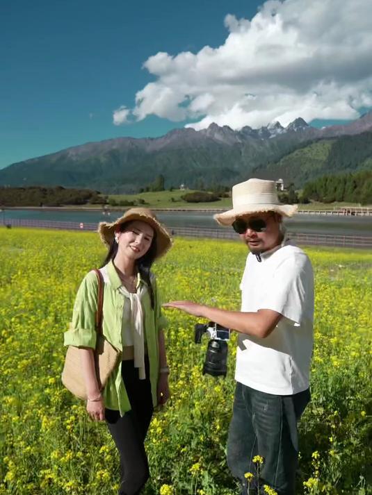 谁又能拒绝旅途中的美照呢!油菜花出片技巧～