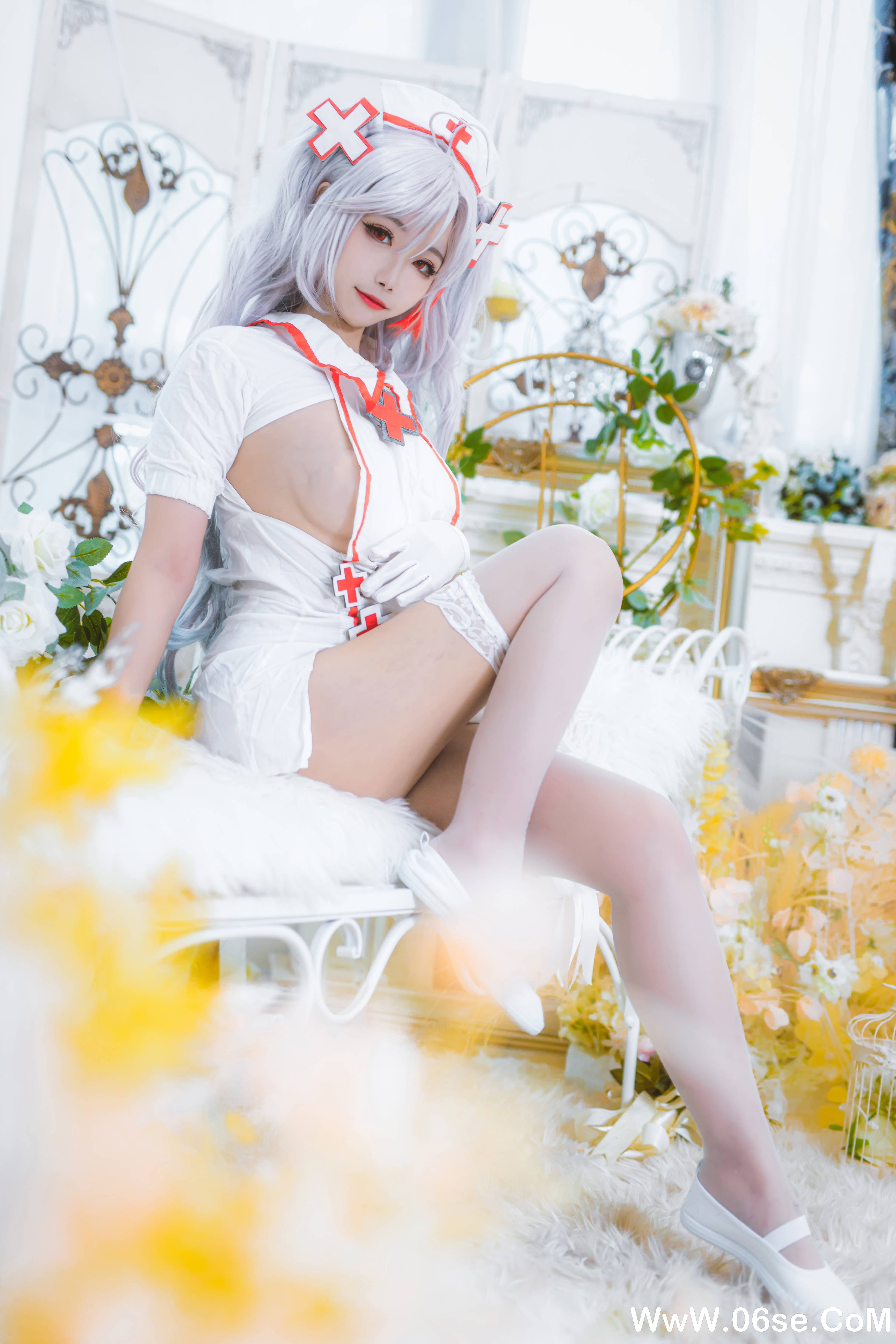 图片[2]-Momoko葵葵 NO.033 — 欧根之护士[21P128M]-六色网