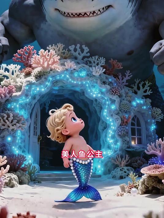 鲨鱼宝宝和美人鱼的宝宝被调换了！