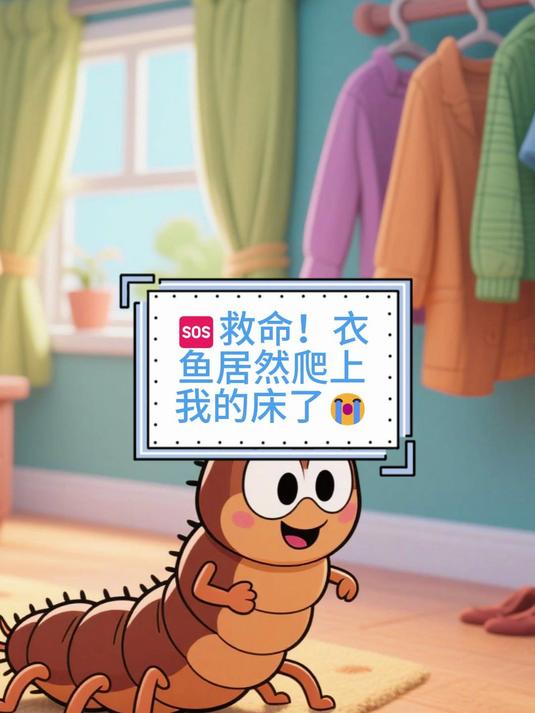 救命!衣鱼居然爬上我的床了