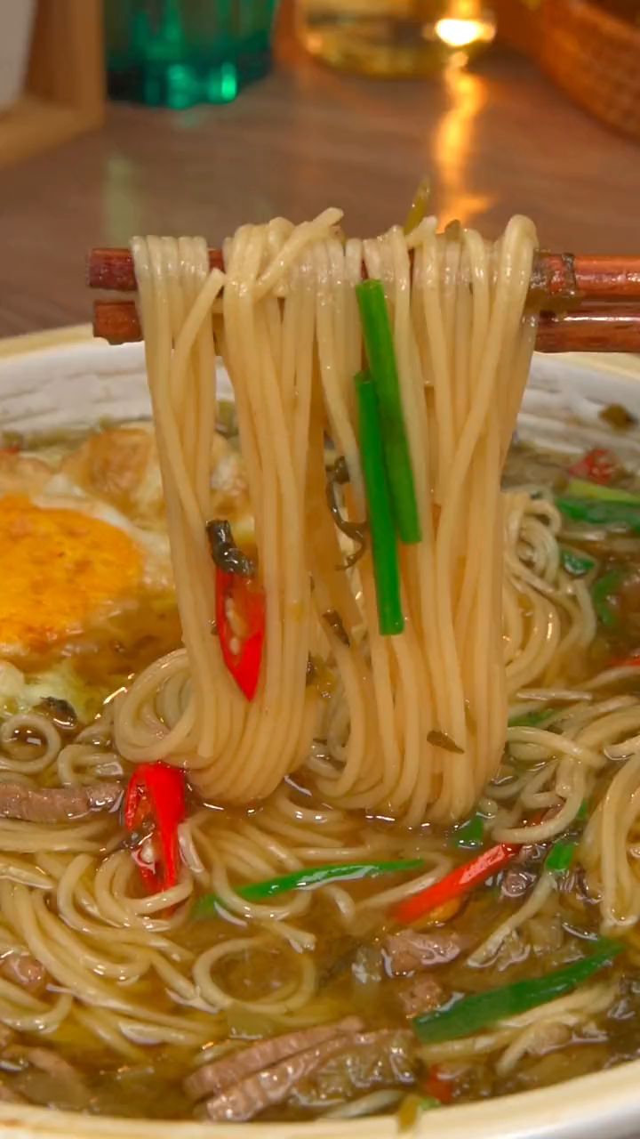 雪菜肉丝面的美味家常做法