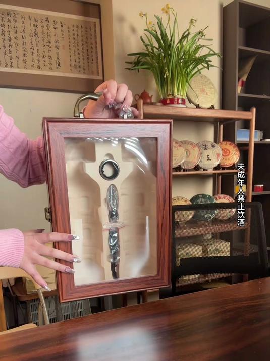 开窗款双支红酒盒#葡萄酒 包装盒#红酒盒包装#高档红酒包装礼盒