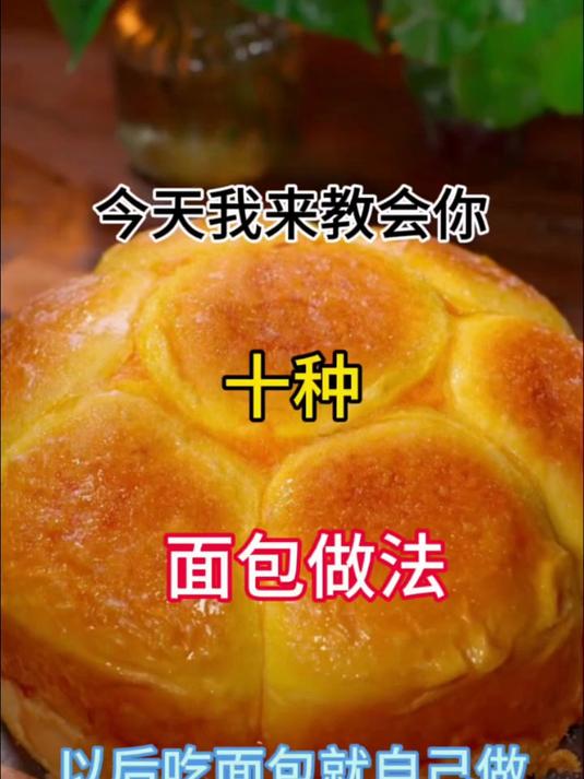 今天我来教会你十种面包做法