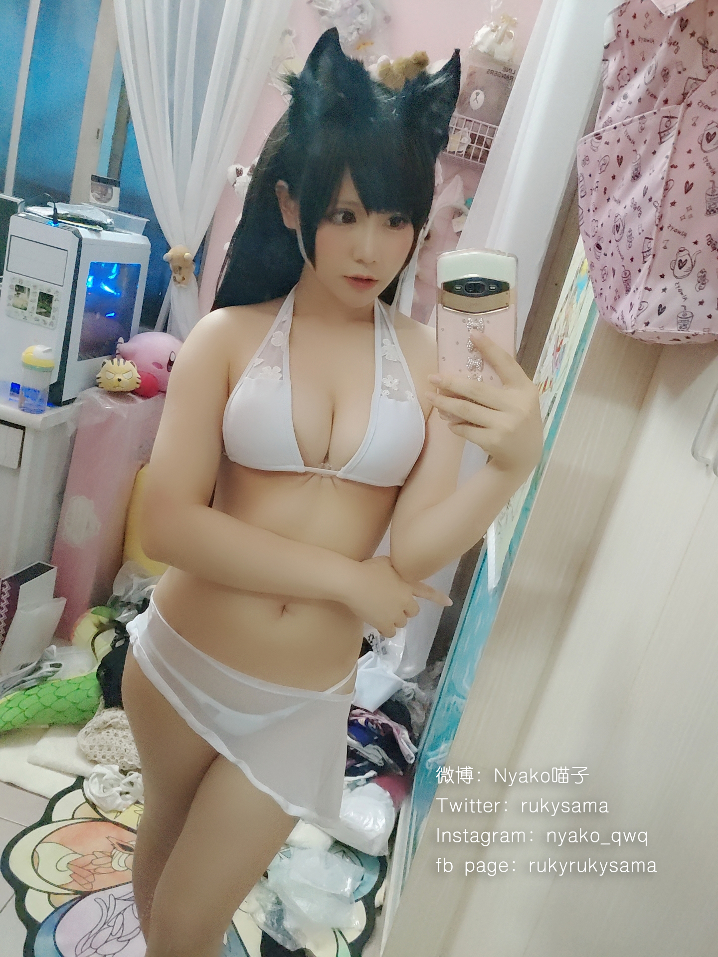 图片[190]-Nyako喵子 NO.014 – 自撮り②[197P+7V724M]-六色网