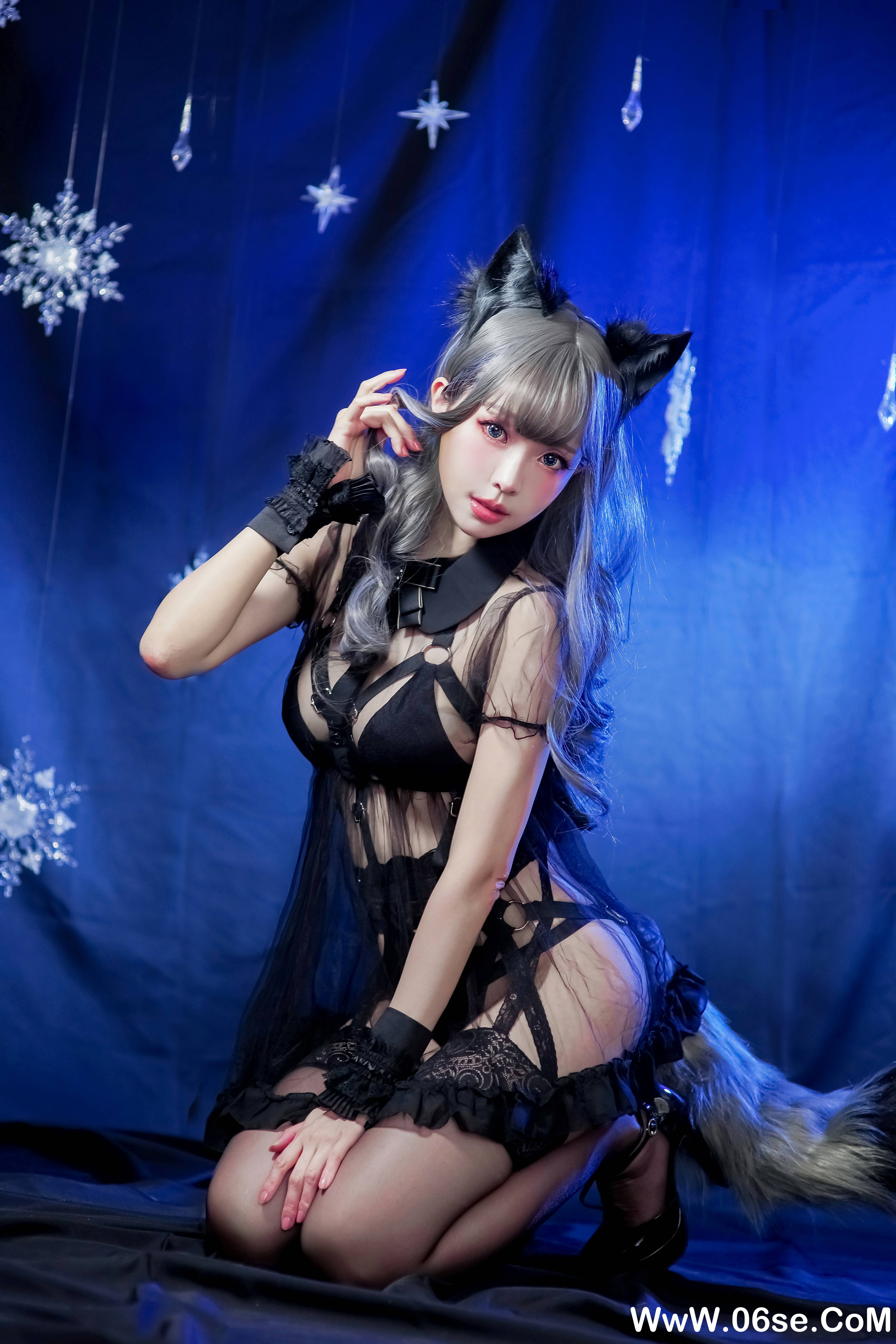 图片[18]-Ely_eee(ElyEE子) NO.038 — 灰太狼-黑色透视[24P+9V171M]-六色网