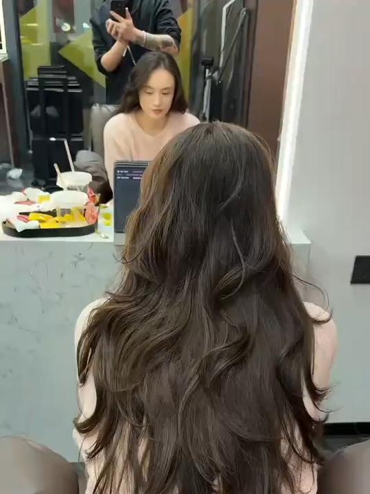 高层次鱼尾烫#烫头发前和烫头发后 #鱼尾烫卷发#