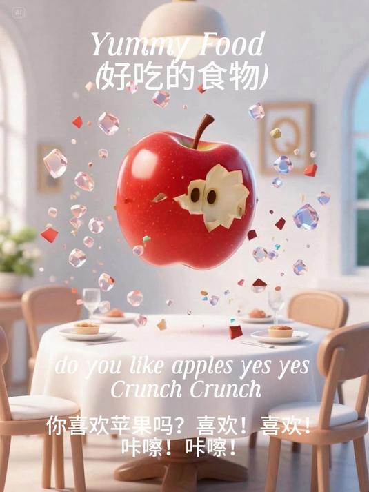 好吃的食物-育儿英文绘本