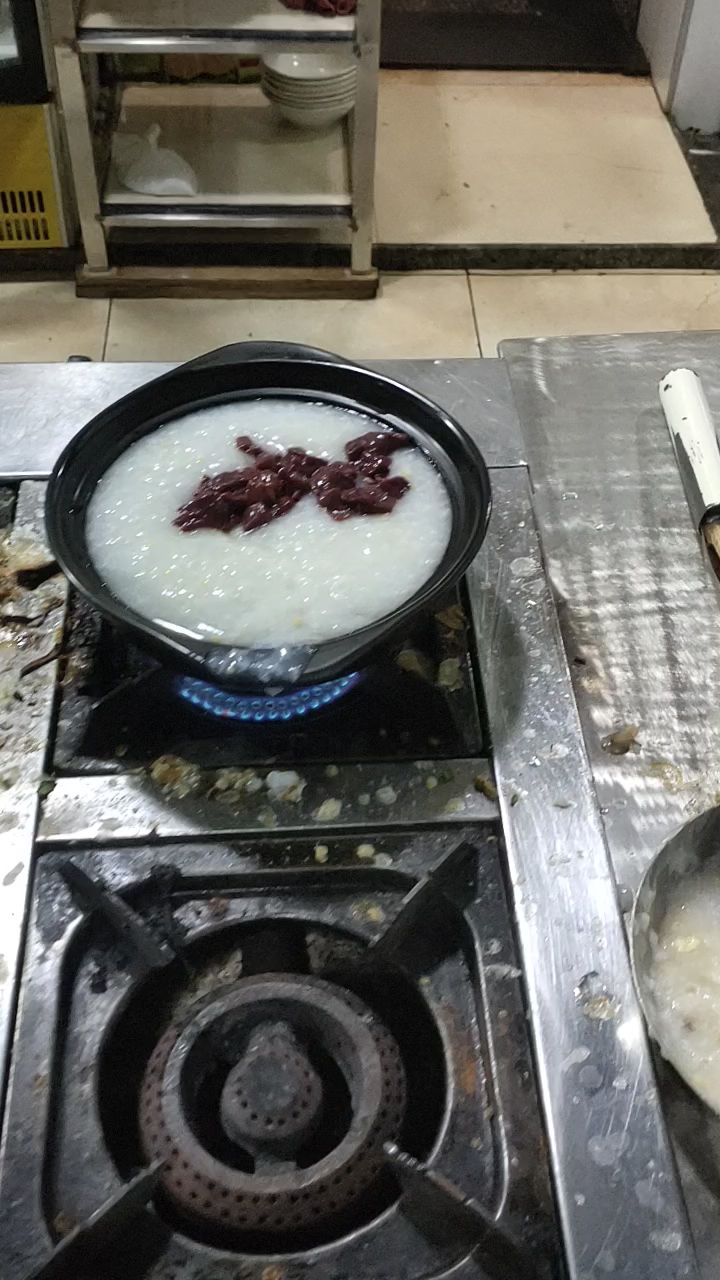 美味的猪肝瘦肉粥