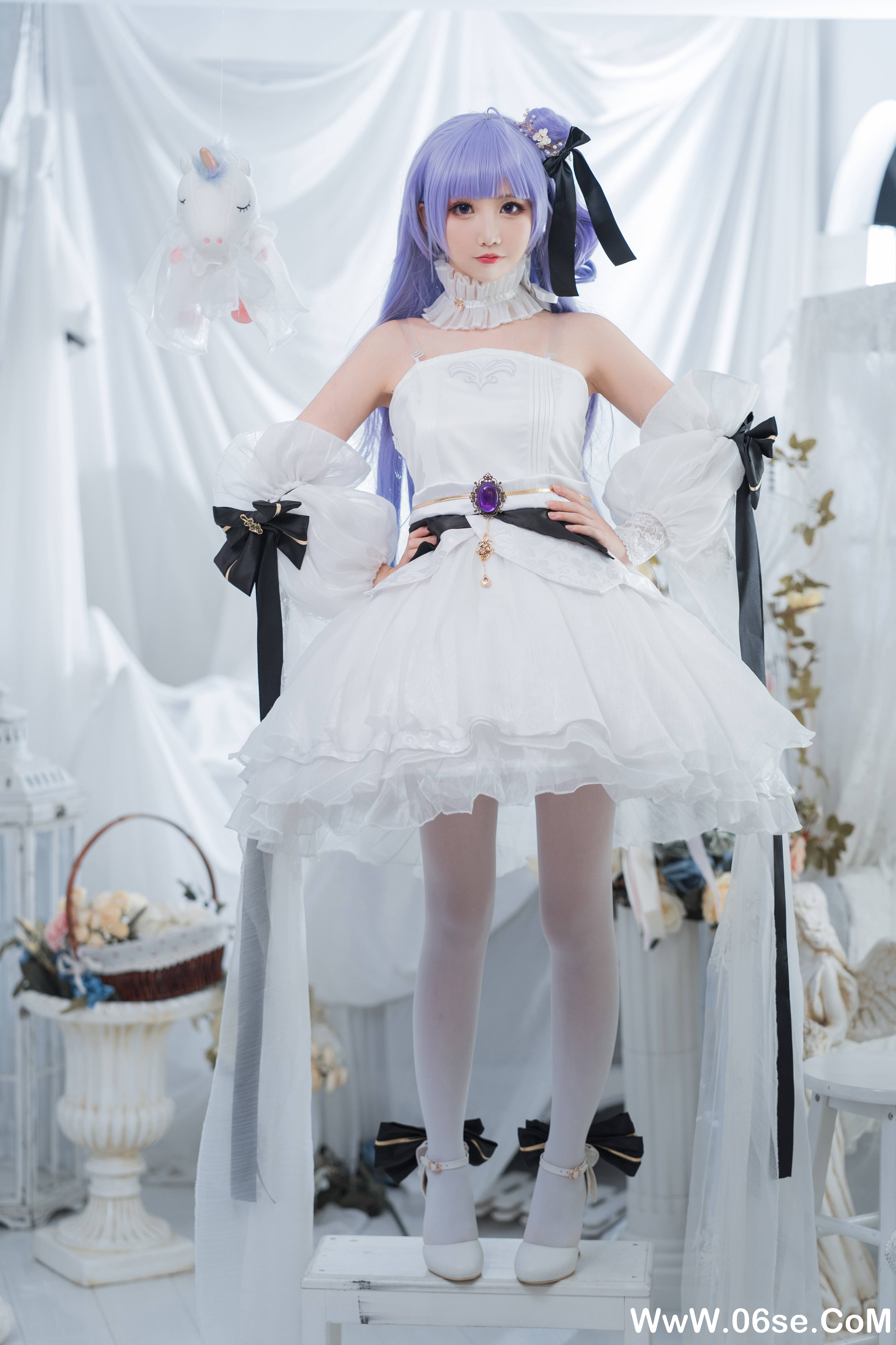 图片[12]-Coser面饼仙儿 – 独角兽婚纱[14P129M]-六色网