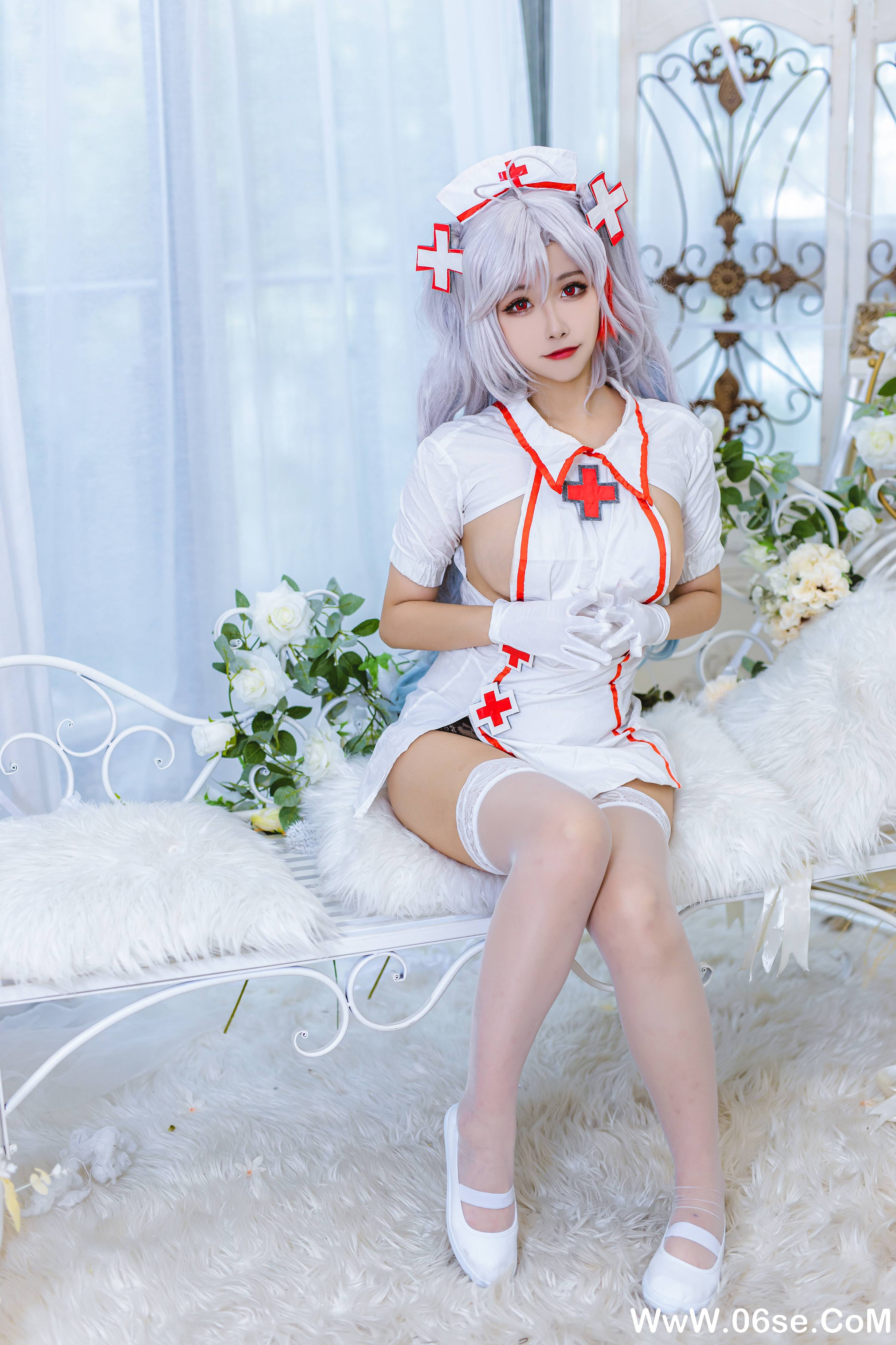 Momoko葵葵 NO.033 — 欧根之护士[21P128M]-六色网