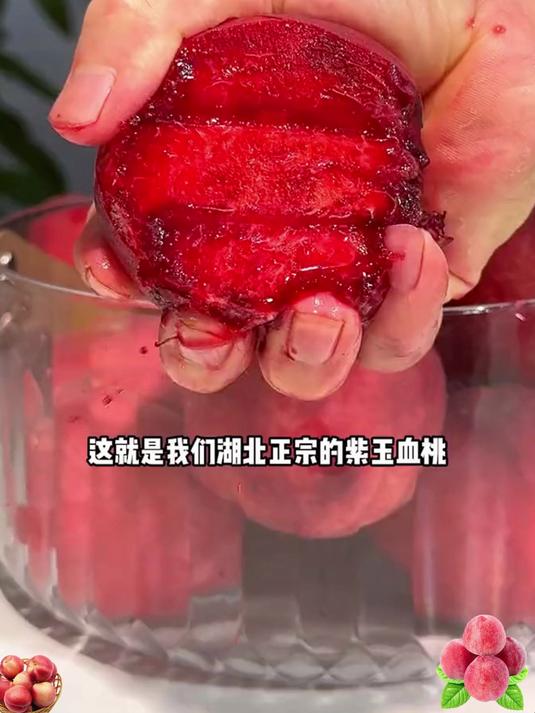 农家老树血桃成熟啦,果核轻松脱离,纯甜无酸吃着超过瘾