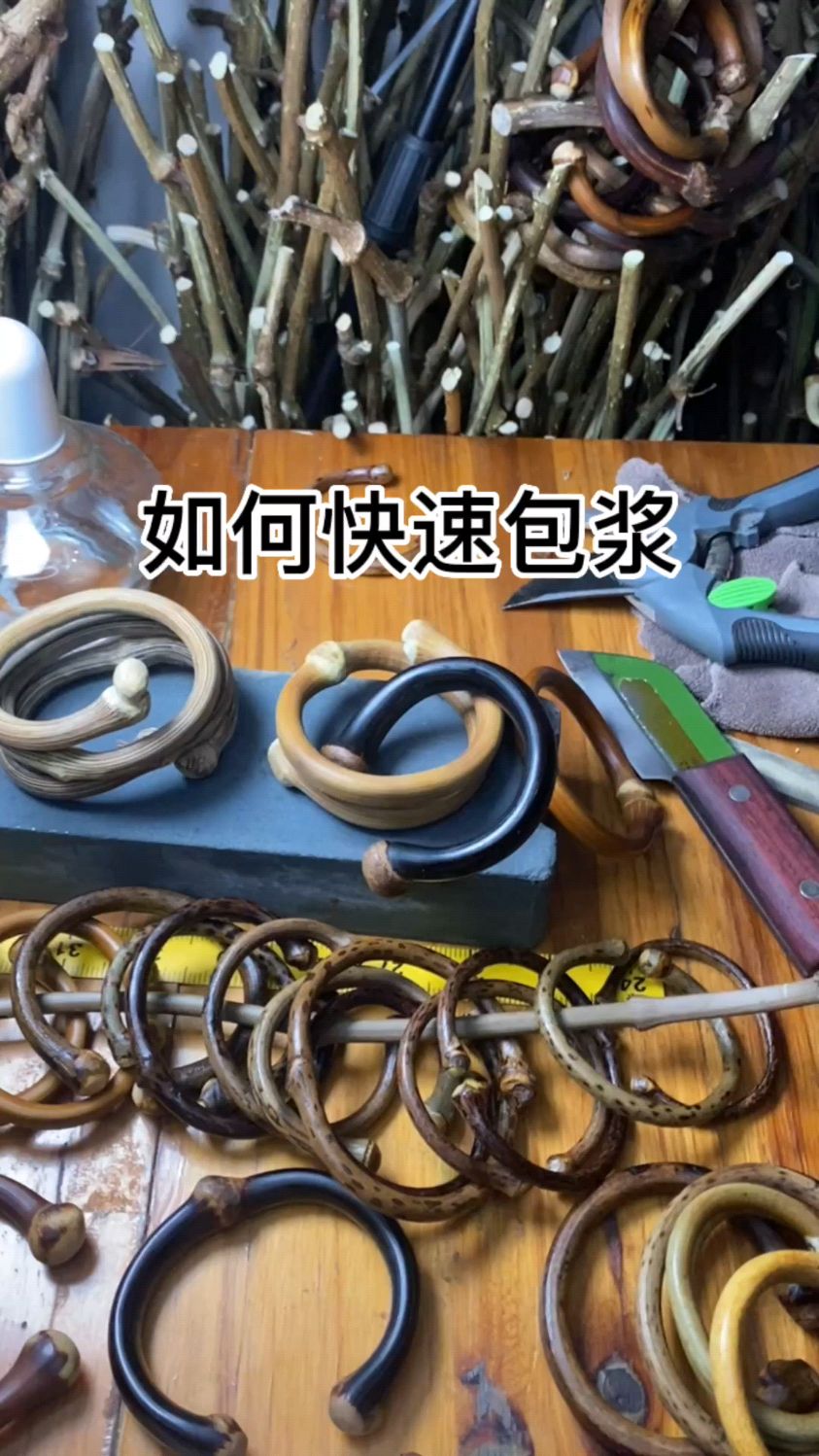 鸡血藤手镯、金刚藤手镯如何盘玩能快速包浆及正确的盘玩方法—吾来藤