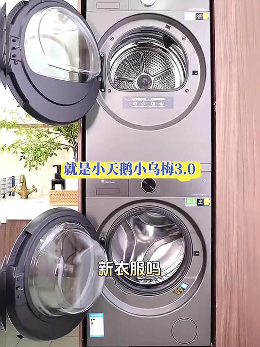 小天鹅 洗烘套装 家里必备的全嵌小乌梅洗衣机