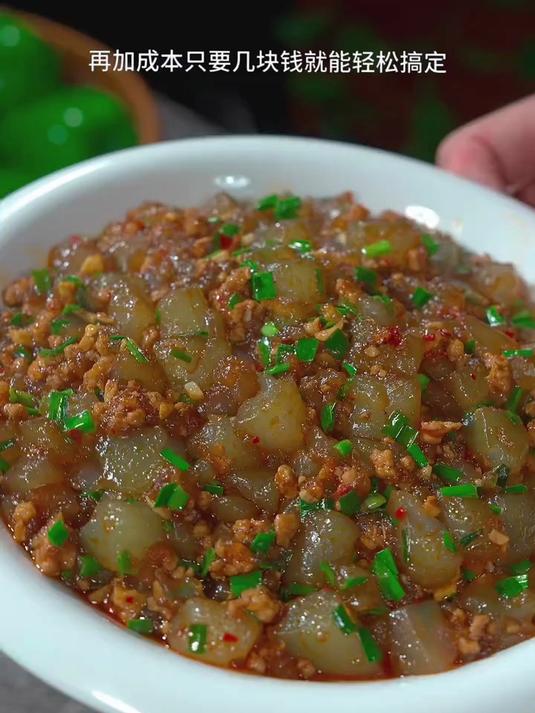 很多人没吃过的炒凉粉，做法简单