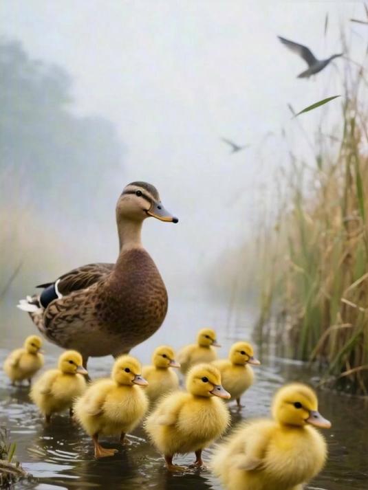 小鸭子刚出生就会游泳吗？