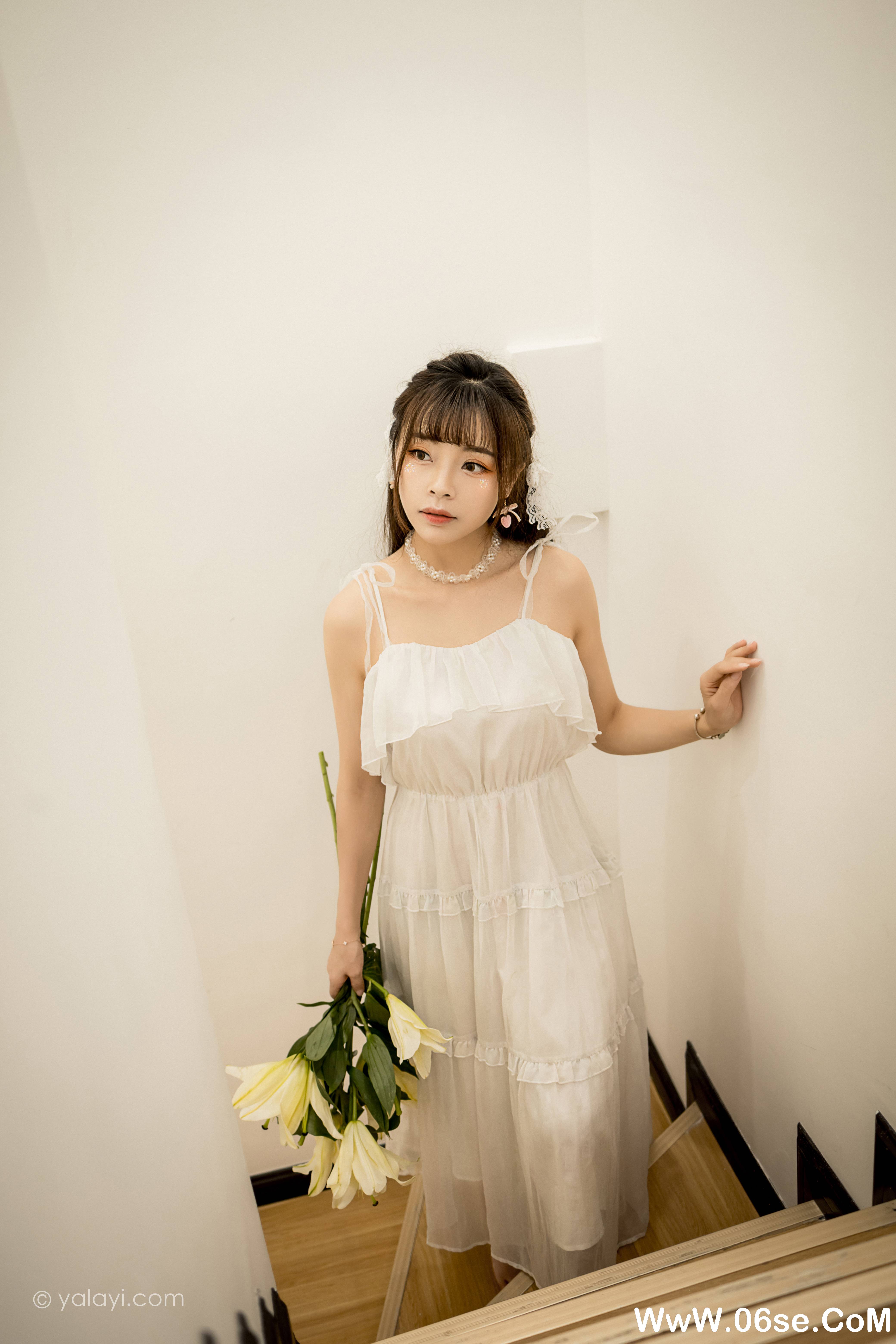 图片[18]-[YALAYI雅拉伊] 2021.07.19 NO.816 程小蝶《白色恋人》[40+1P436M]-六色网