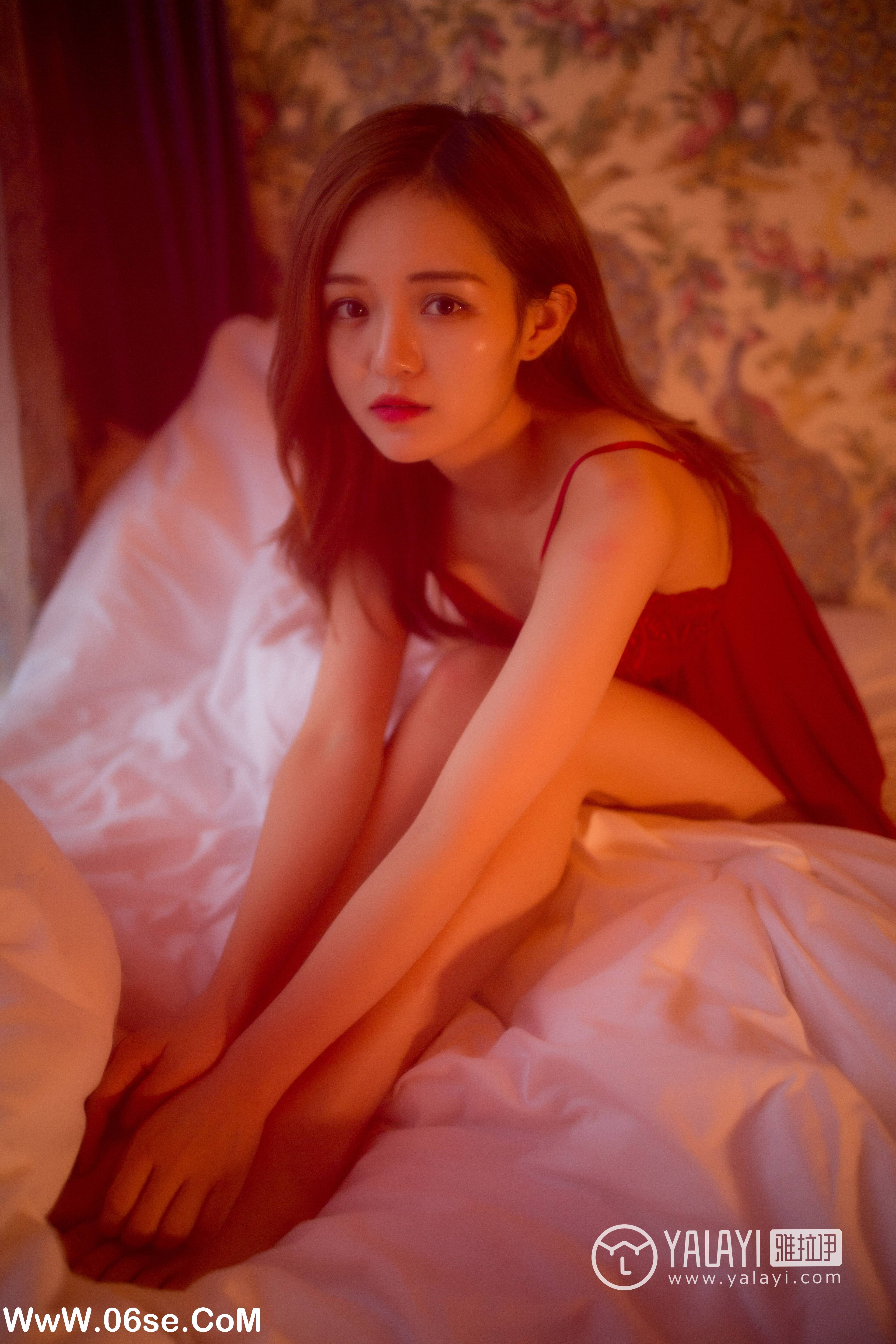 图片[36]-[YALAYI雅拉伊] NO.044 遗落红紗 赵欣怡-六色网