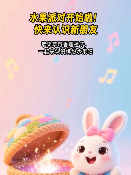 水果派对开始啦！快来认识新朋友