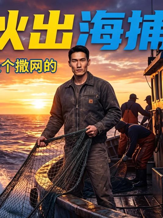 合伙出海捕鱼，他说我只是个撒网的-第2集#爆款真人AI短剧