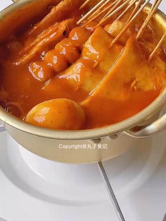 芝士鱼饼串串韩综同款甜辣浓郁超好吃