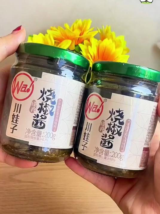 川娃子烧椒酱辣椒酱蒜蓉拌饭拌面