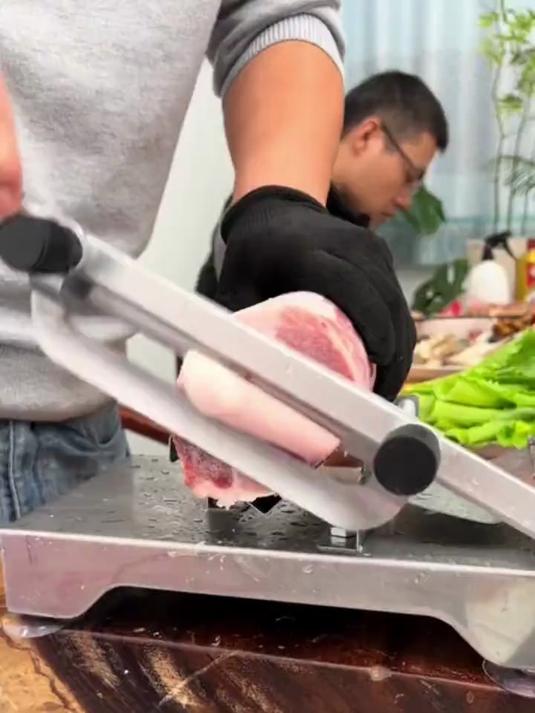 切片机 牛羊肉切片机 有了它再也不用出去买羊肉卷了
