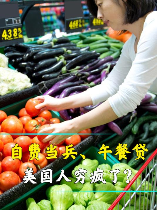 中国人“全款买菜”,美国人为啥羡慕哭了?看完午餐贷就明白了