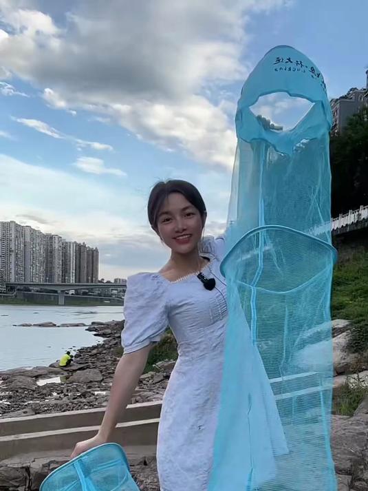 密眼方形鱼护，两米长的这个价格，太划算了！