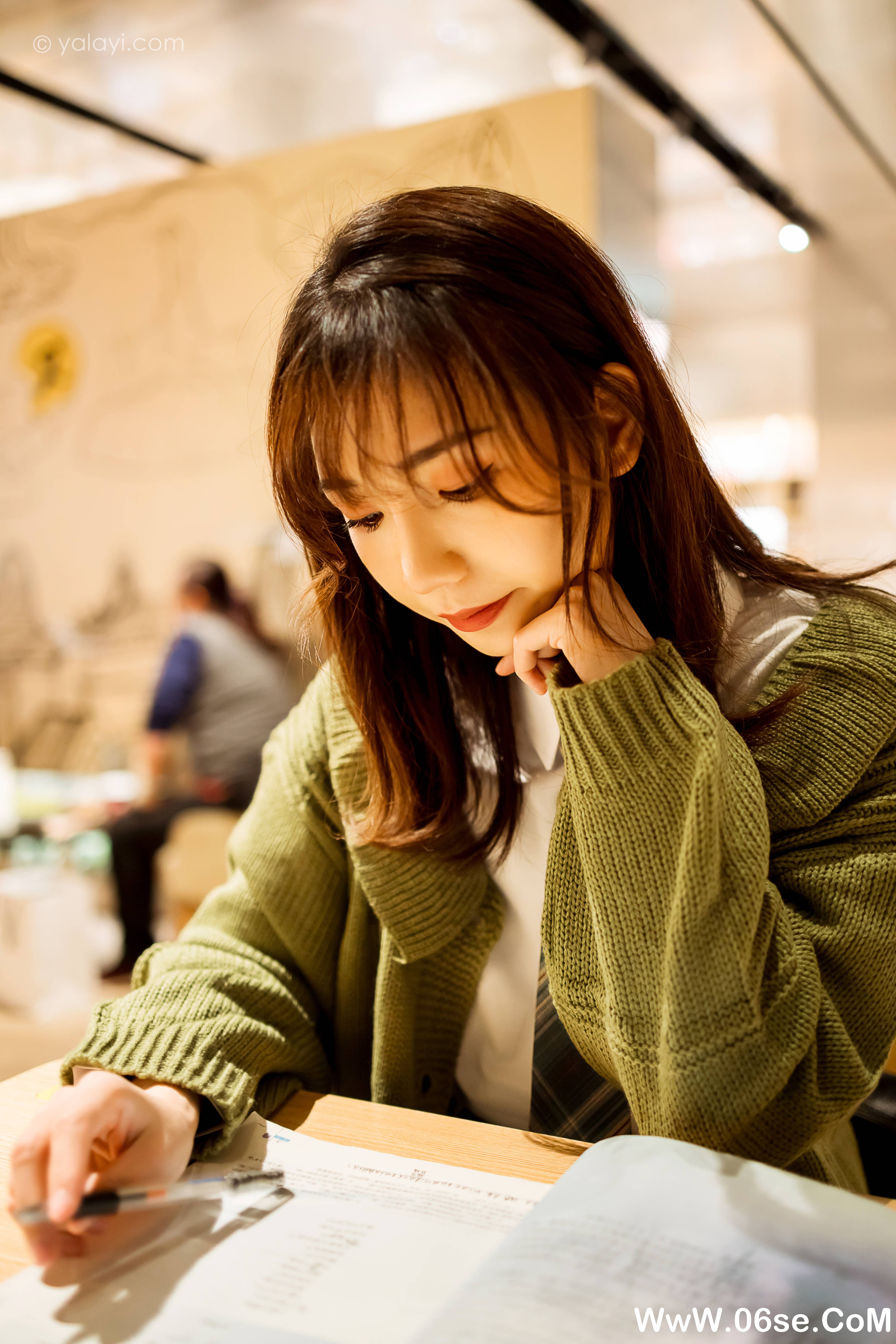 图片[17]-[YALAYI雅拉伊] 2021.01.19 NO.753 果果《一起补习的日子》[44P+1P578M]-六色网