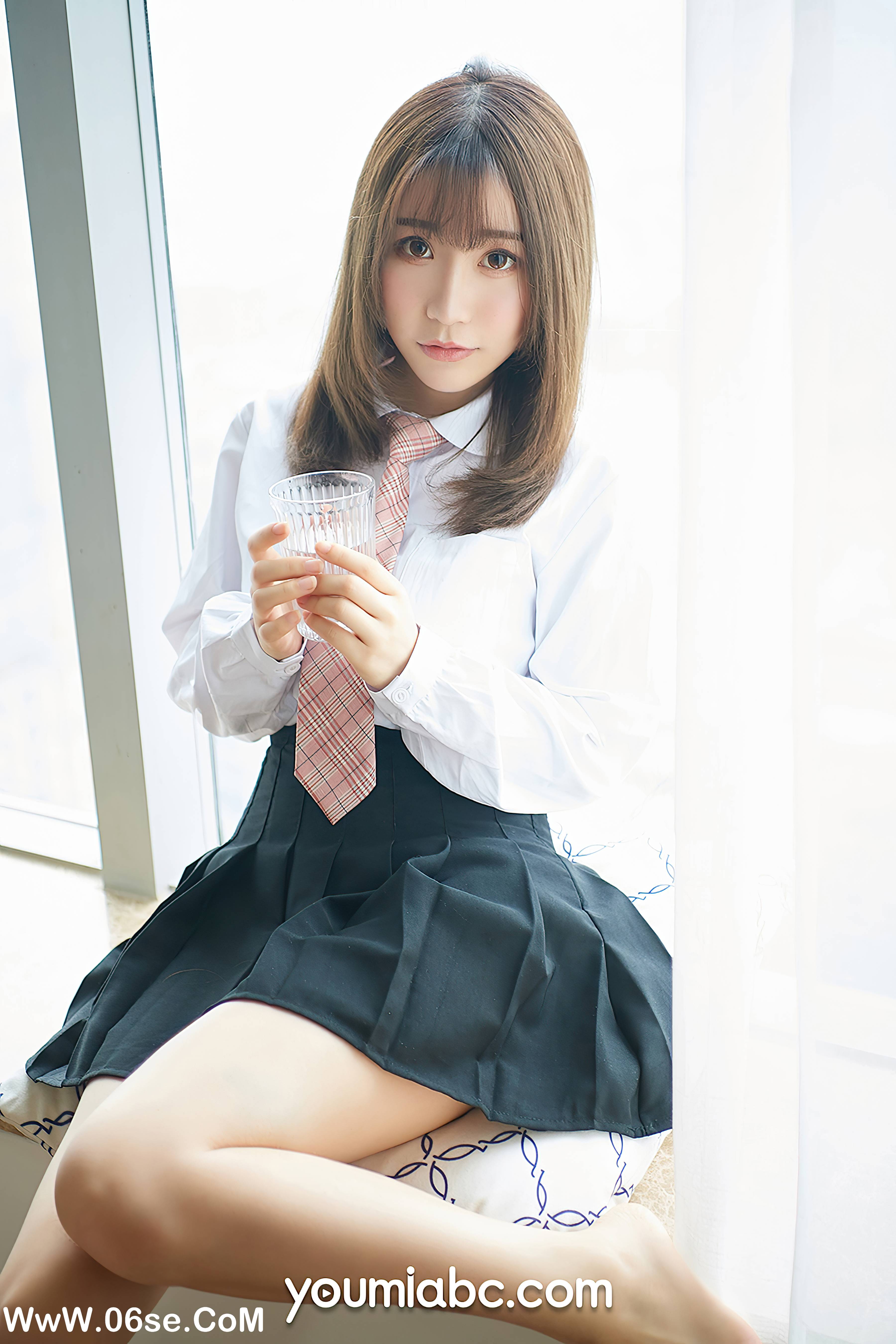 图片[16]-[YouMei尤美] 2020.05.03 学生妹の制服诱惑 绯月樱-Cherry[49+1P787M]-六色网
