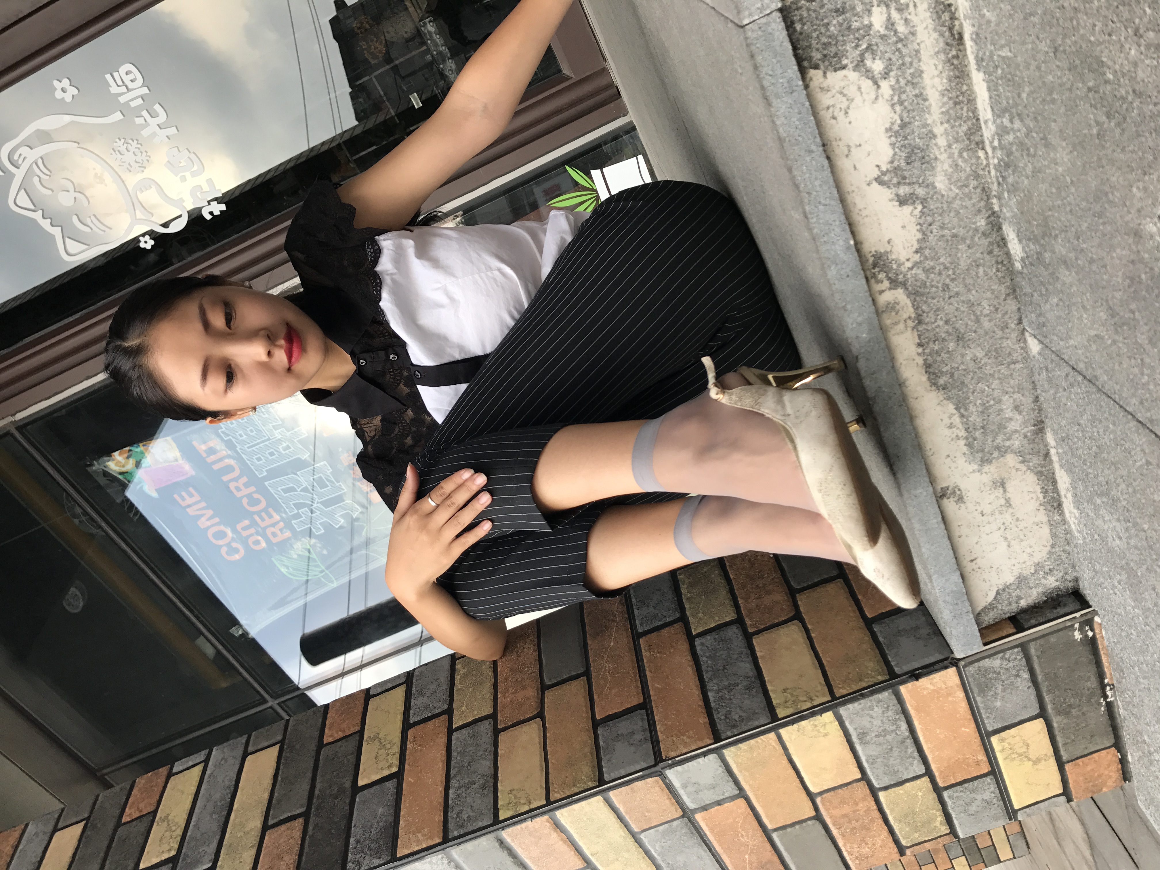 图片[28]-学妹校园寝室短丝系列028期 马欢[190P365M]-六色网