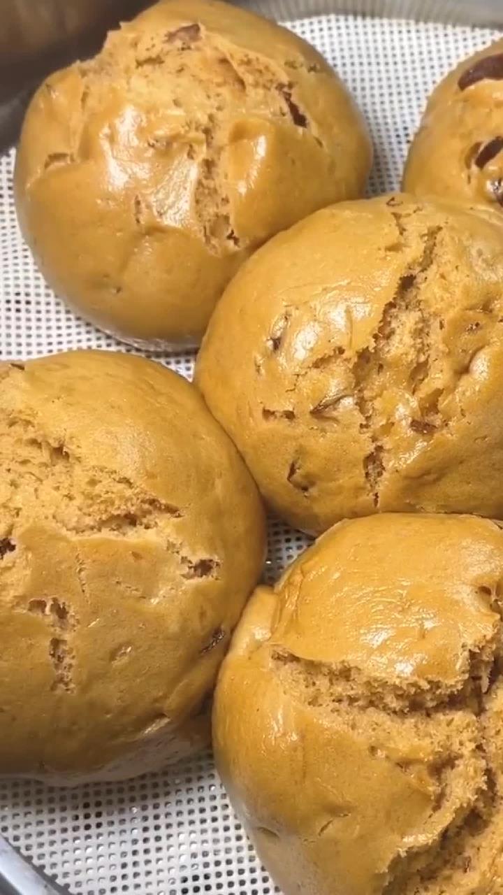 红糖大枣开花馒头 比面包还好吃