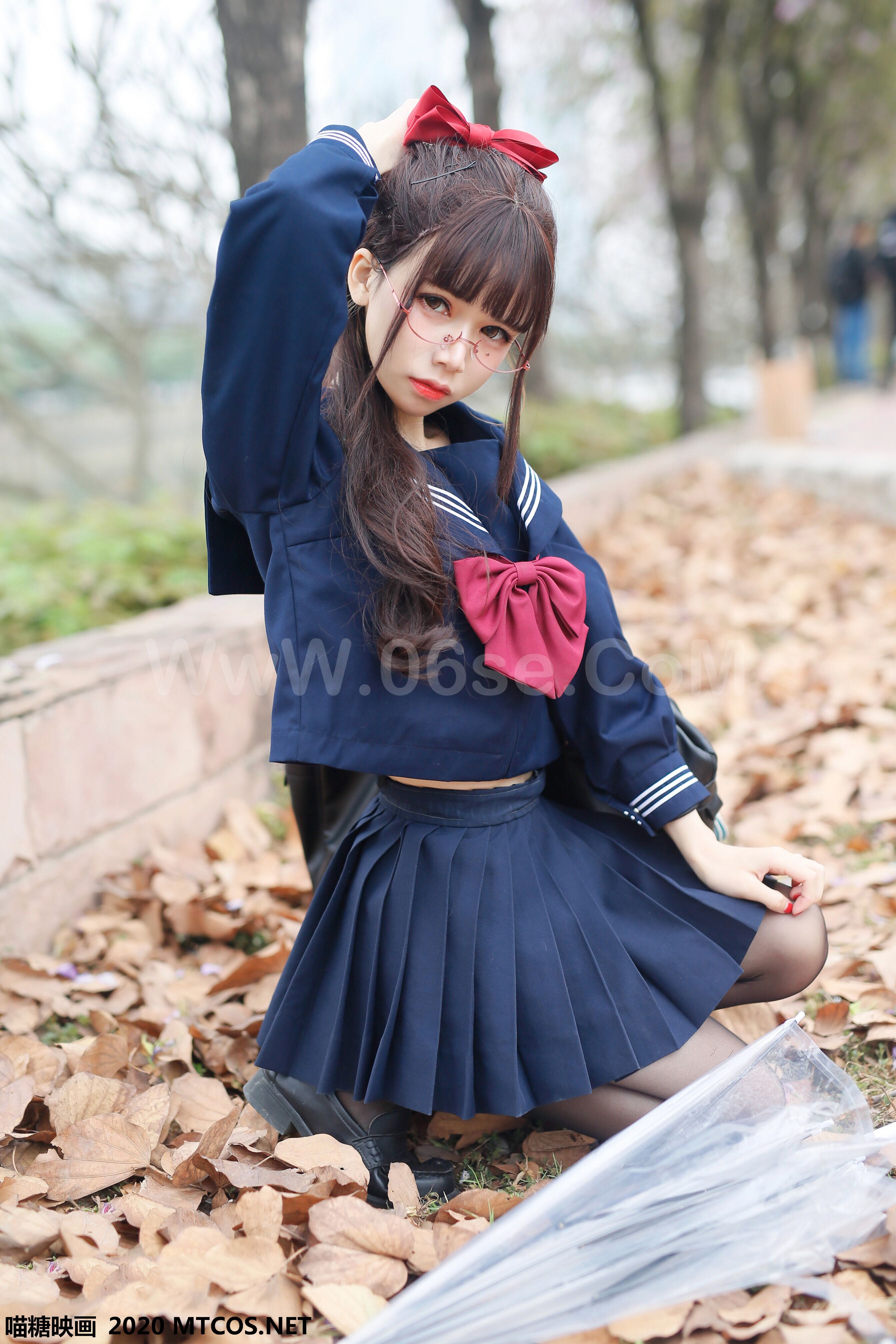 图片[18]-[MTCos] 喵糖映画 Vol.098 渡边爻爻爻子 JK制服少女-六色网