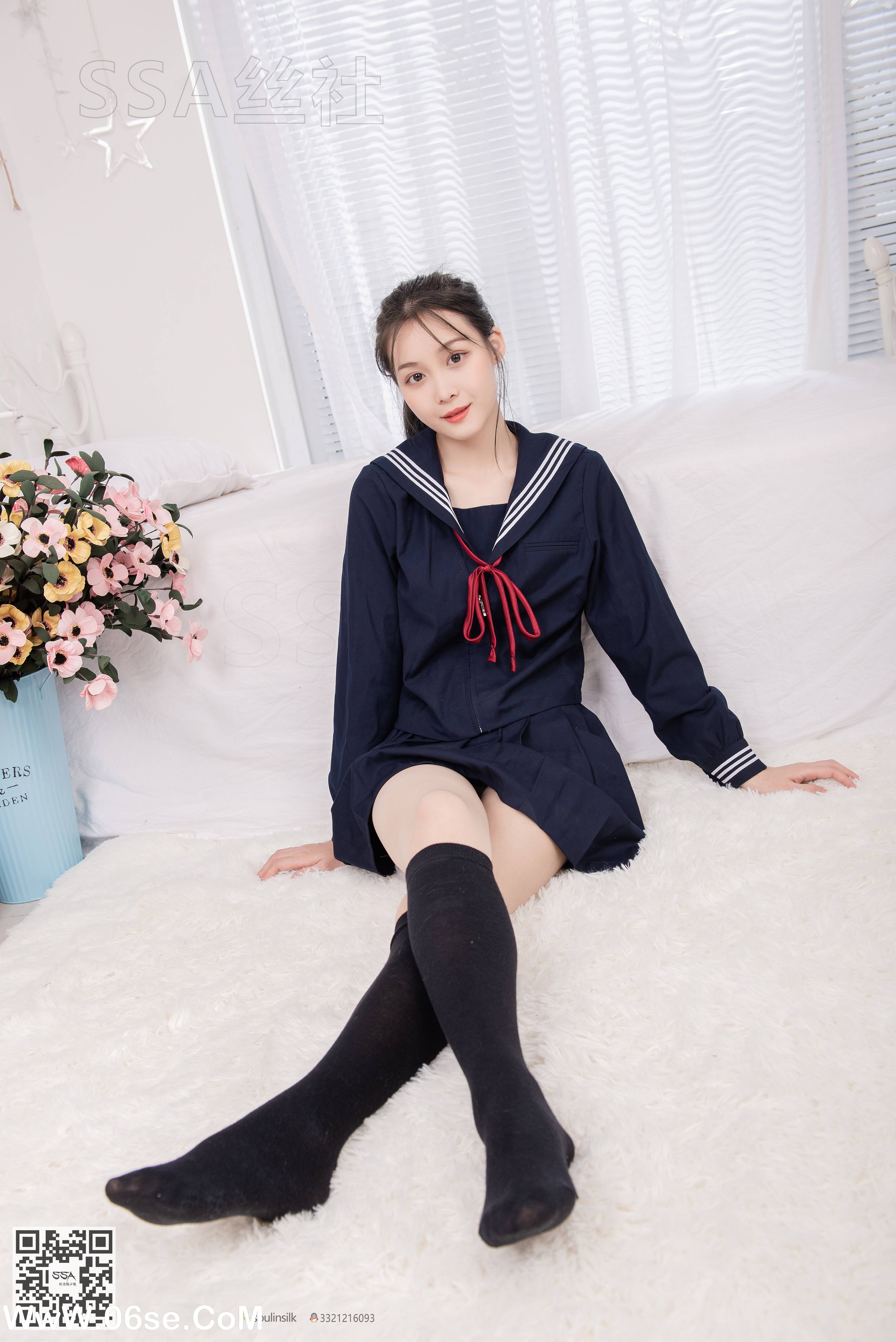 图片[40]-[SSA丝社] NO.142 丽萍 JK制服的穿搭示范[133P1.61G]-六色网