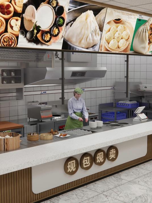 早餐包子店的万能布局