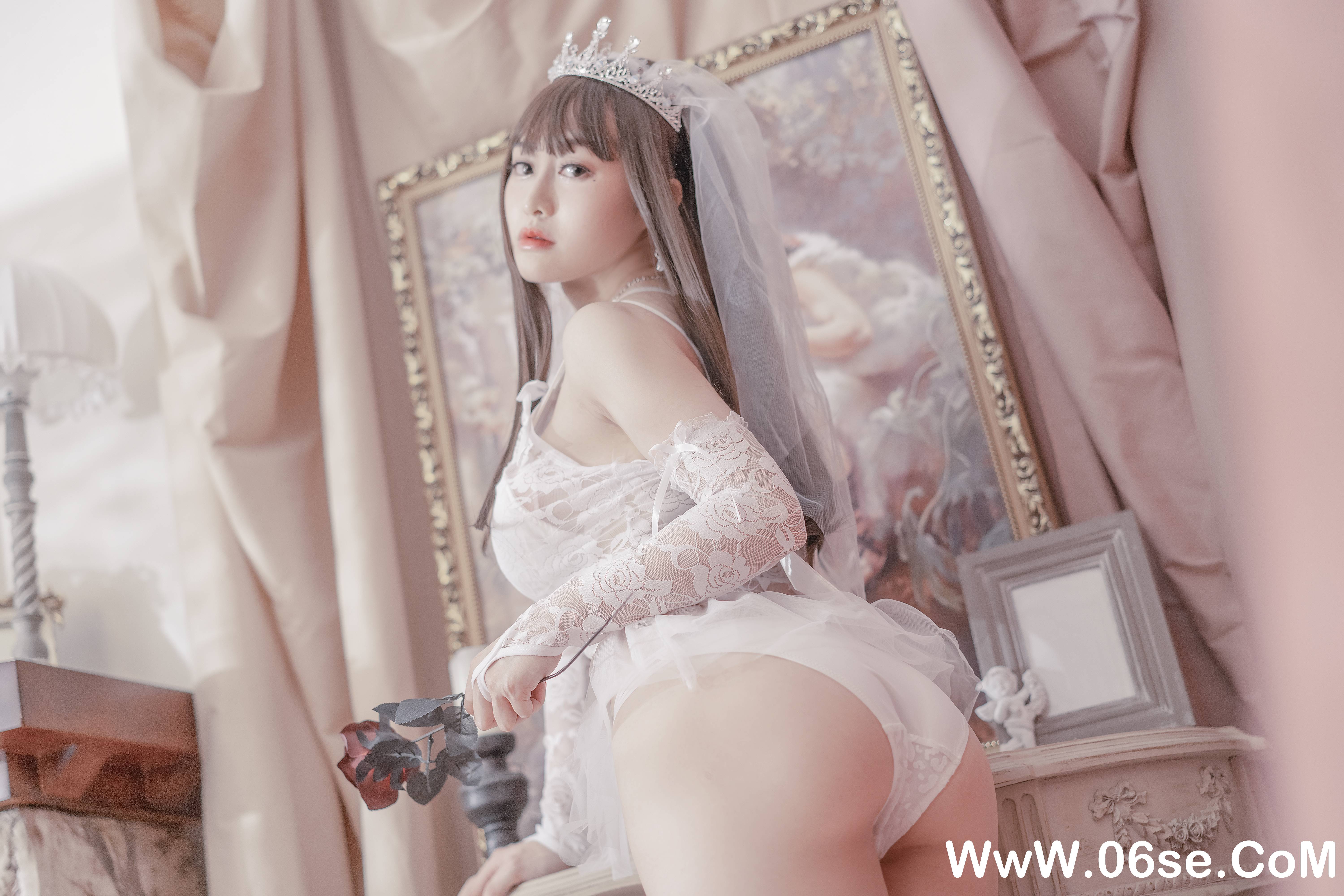 图片[22]-小何同学 – 052 尾巴婚纱 [30P313M]-六色网