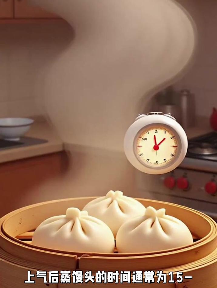 上气以后蒸馒头要多久