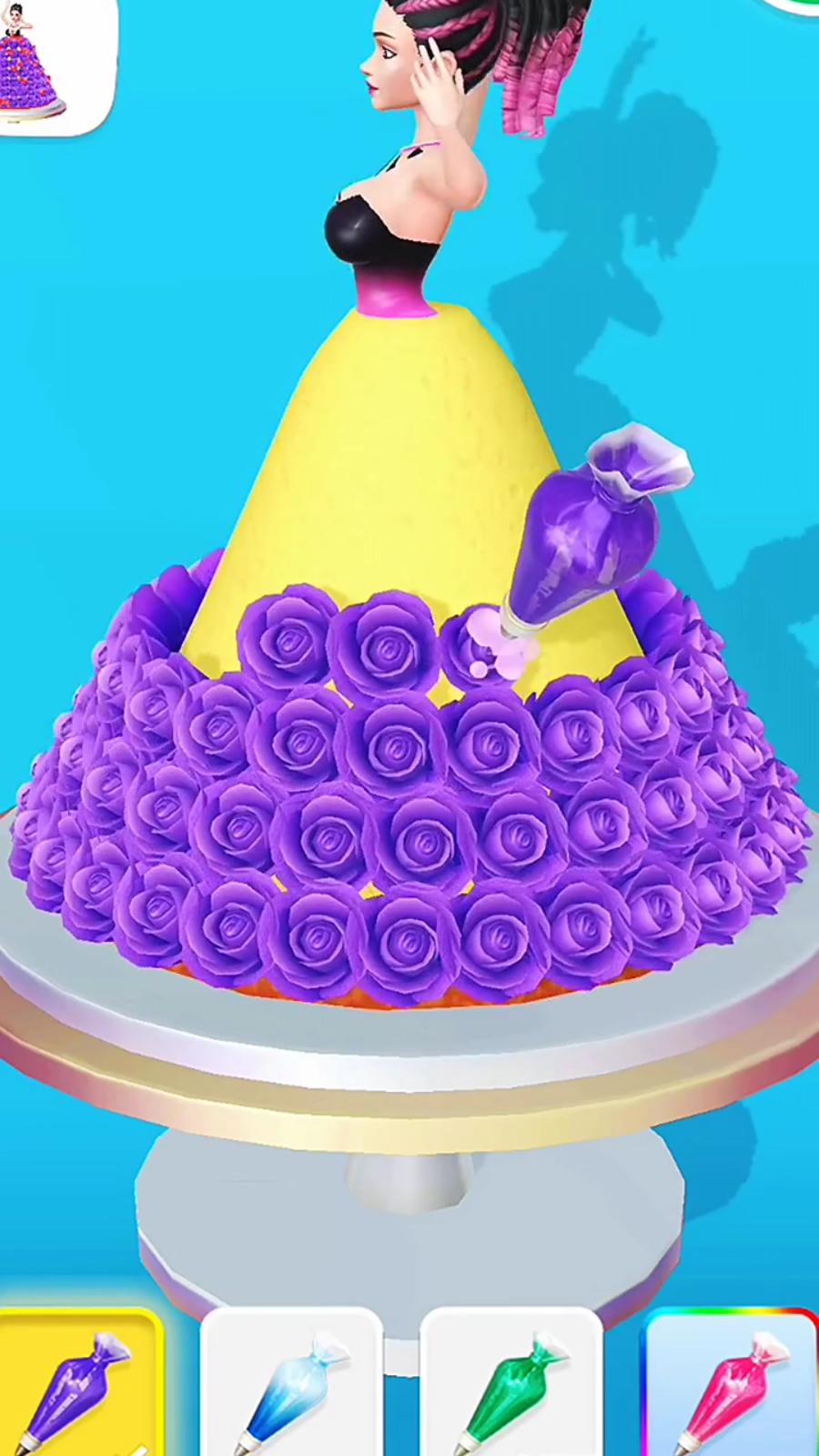 给小舞妹妹做蛋糕啦!