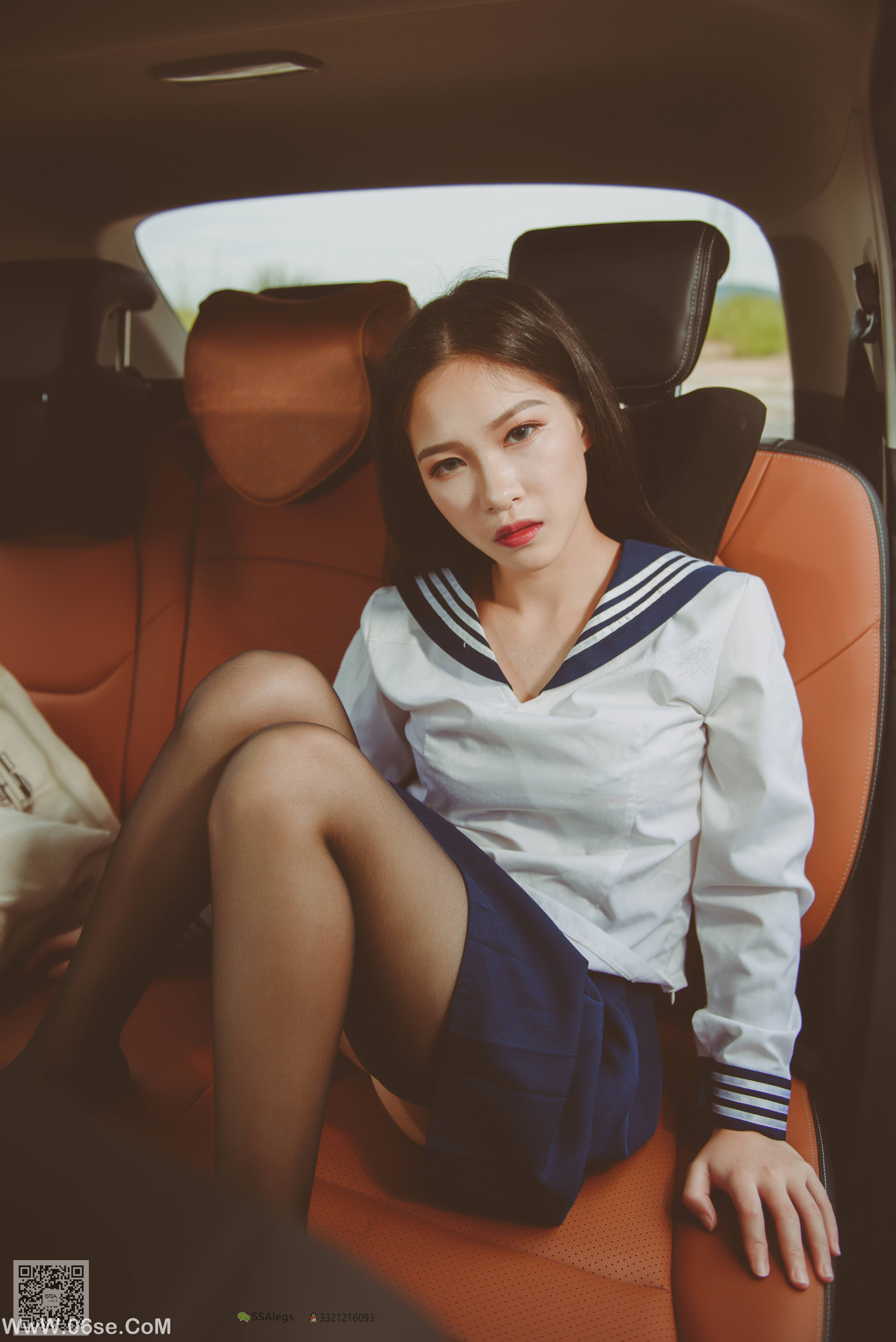 图片[43]-[SSA丝社] NO.017 佳佳 小丝妹佳佳练车记[63P1.02G]-六色网