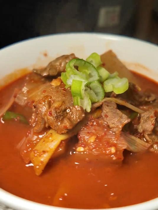 十分钟搞定韩式辣牛肉汤~