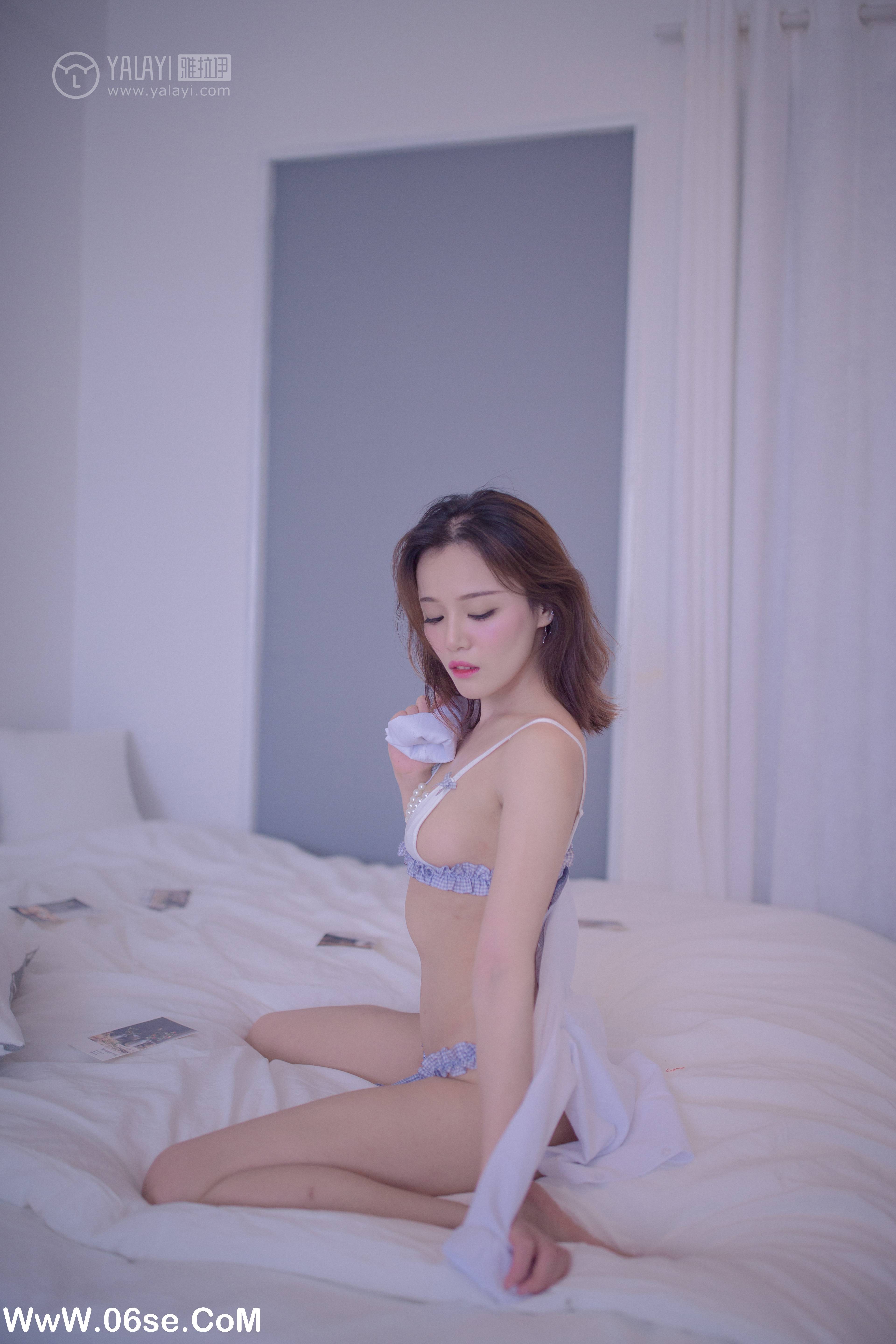 图片[22]-[YALAYI雅拉伊] NO.123 瘾少女 牵着猫的妹子-六色网