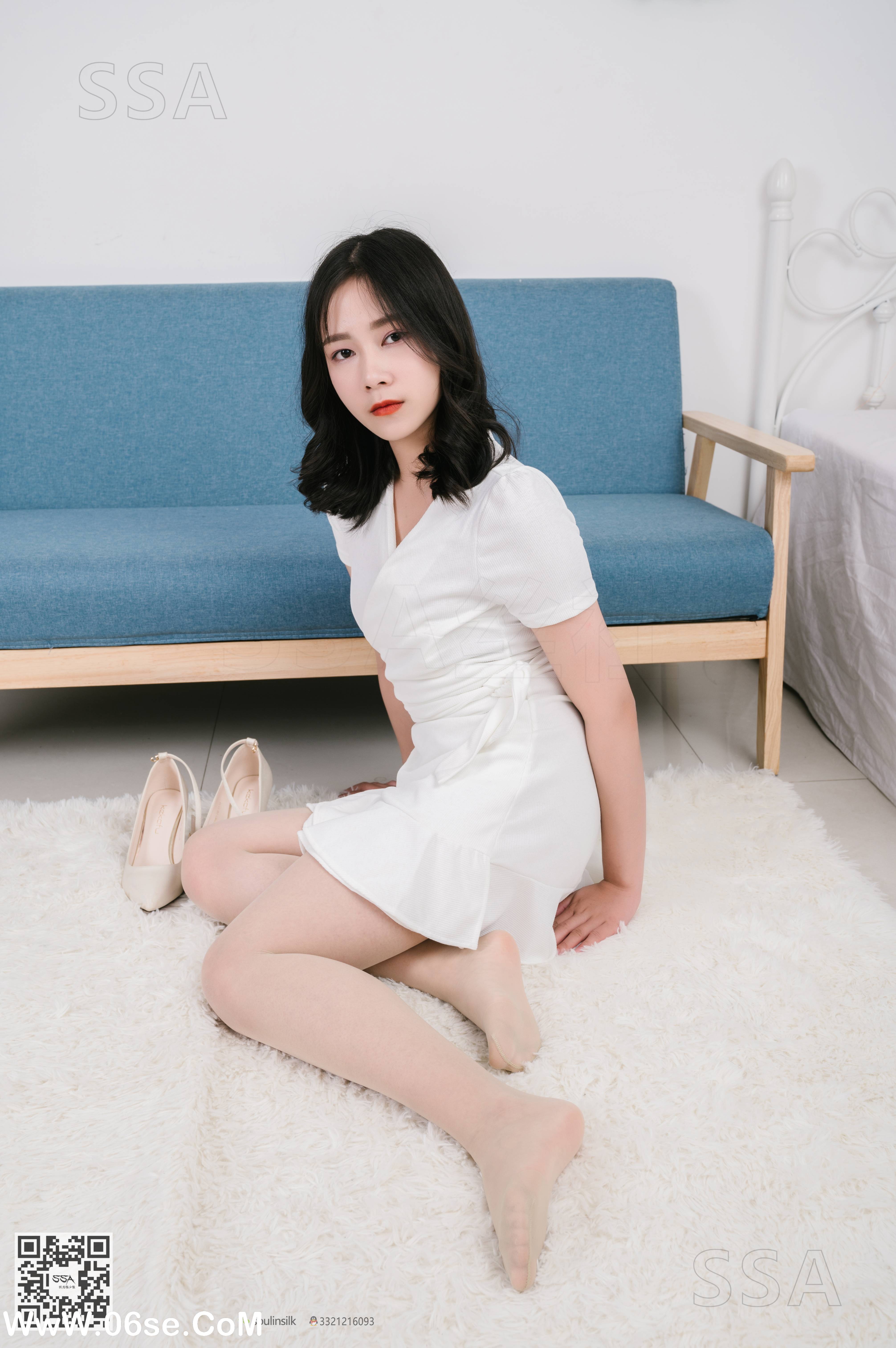 图片[62]-[SSA丝社] NO.155 阿花 白色连衣裙穿搭示范[122P1.10G]-六色网