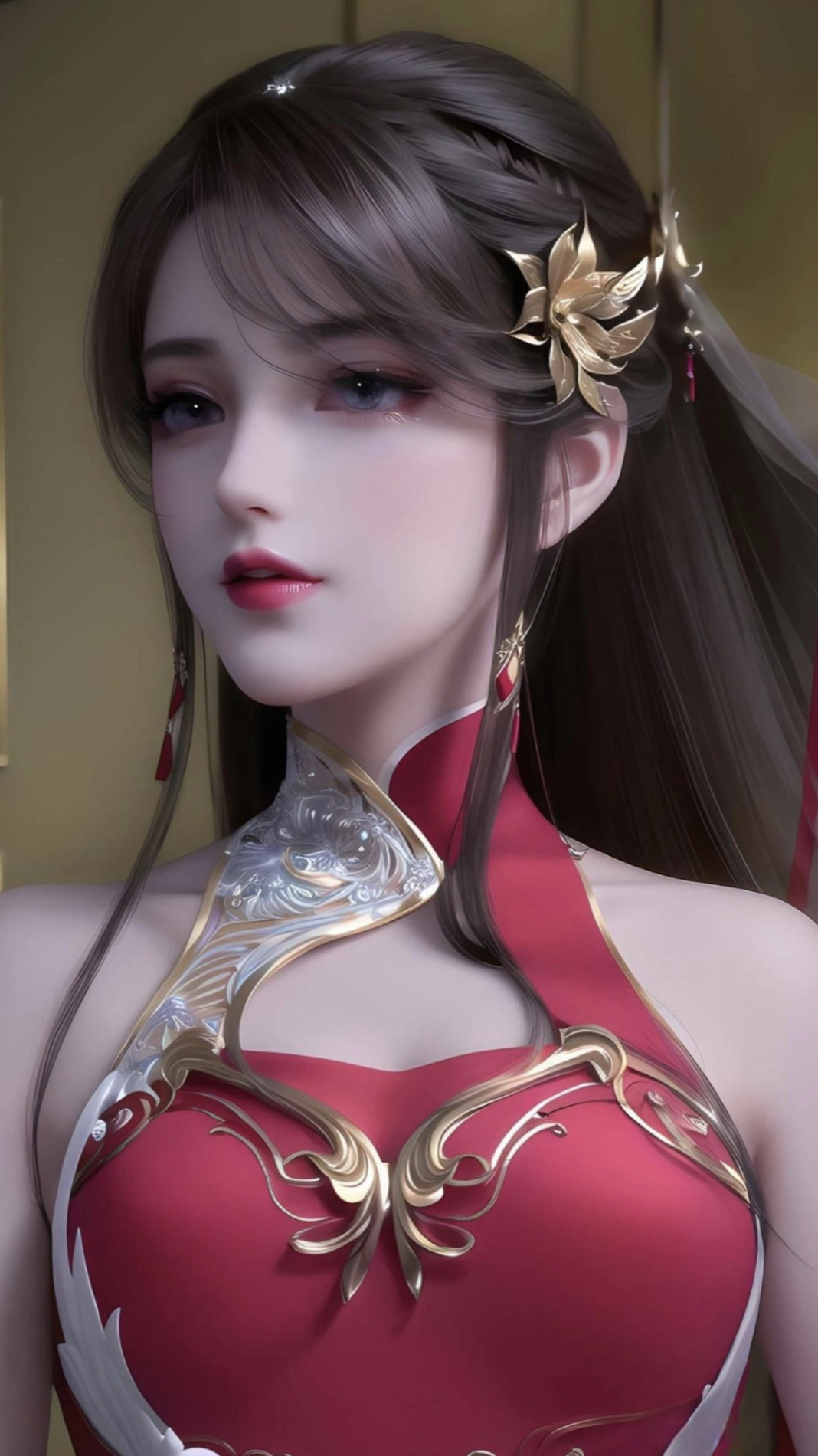 「动漫美女壁纸」AI女神灵儿