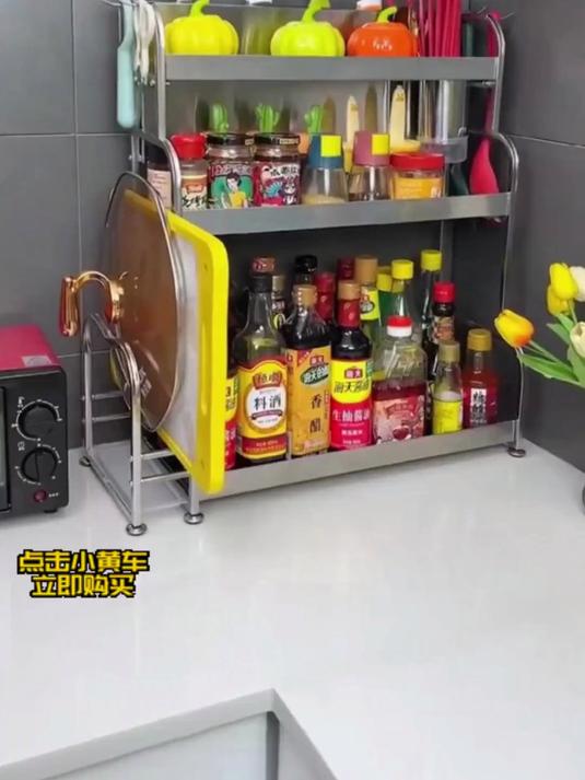 枚洁不锈钢厨房置物架新大全调料架刀架菜板架筷子筒