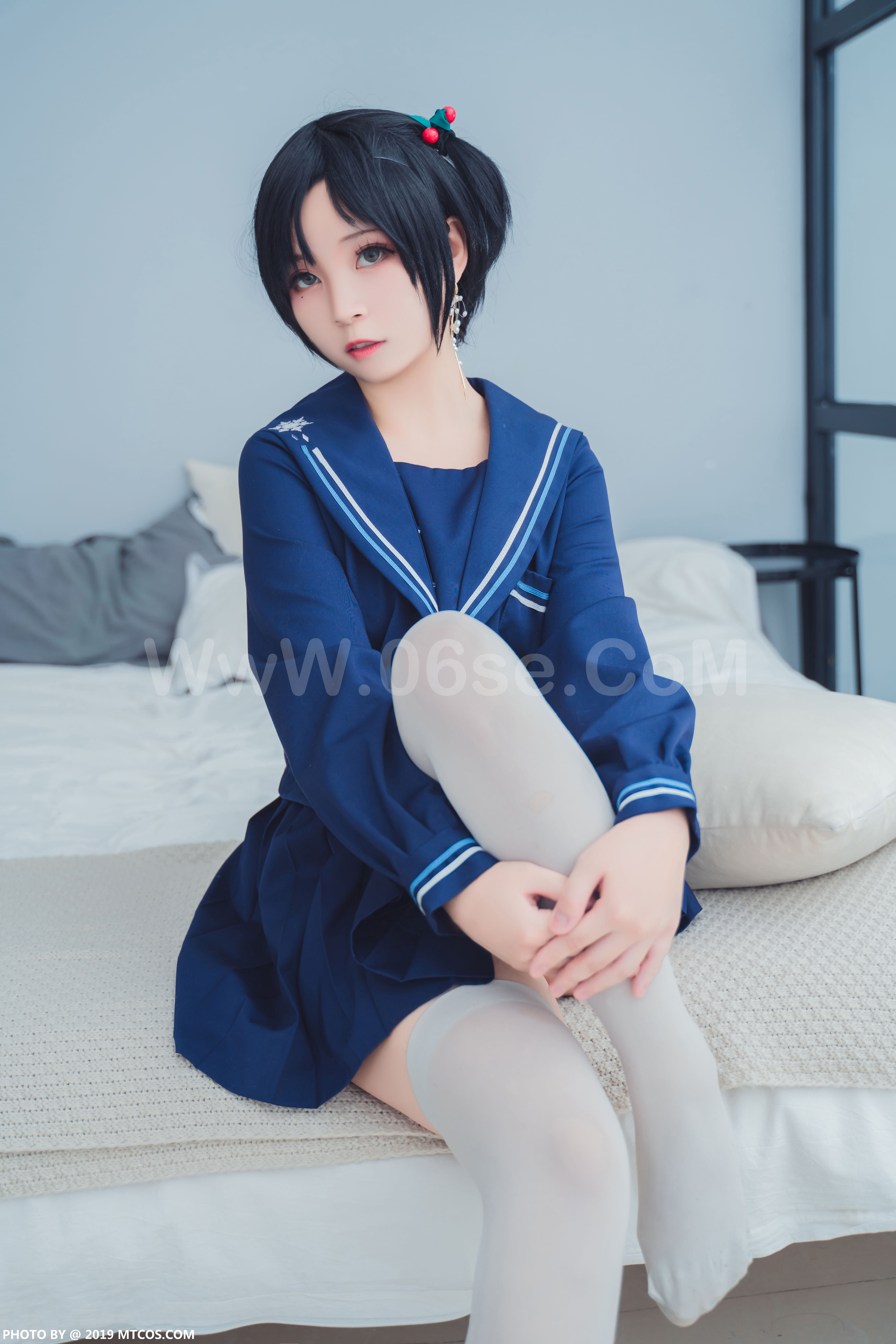 图片[23]-[MTCos] 喵糖映画 Vol.010 大眼JK妹-六色网