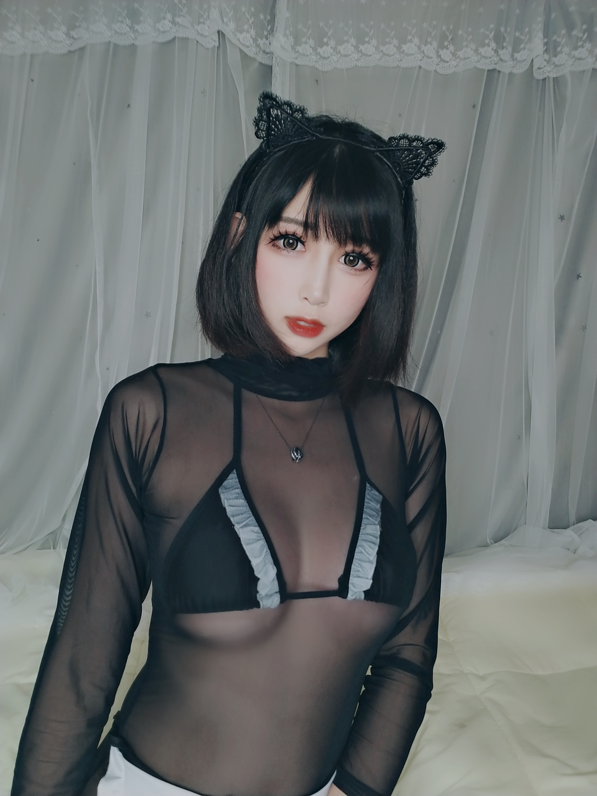 图片[20]-黑米粥 NO.005 – 黑猫 [40P+1V117M]-六色网