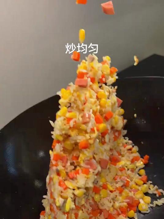 蛋炒饭,简单又好吃
