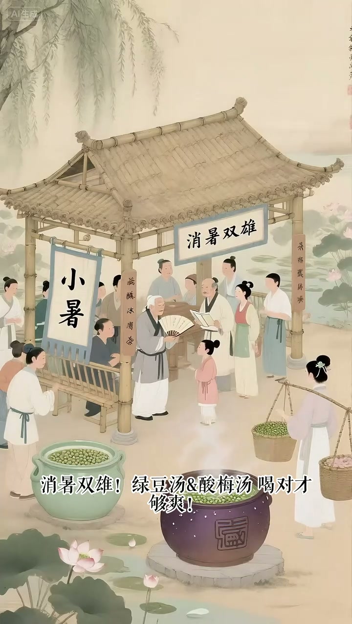 消暑双雄！绿豆汤&酸梅汤，喝对才够爽！ 解暑有方，